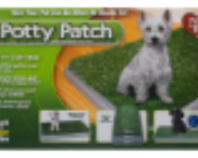 Potty Patch Small Indoor Grass Toilet with Tray for Dogs (Up to 6.8kg) 1 pcs