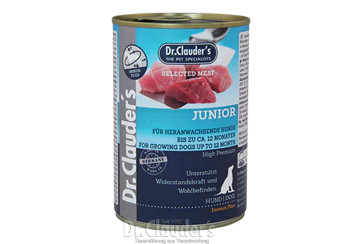 Dr.Clauder's Wet Food with Meat for Junior Dogs (12+ Months) 400 gr