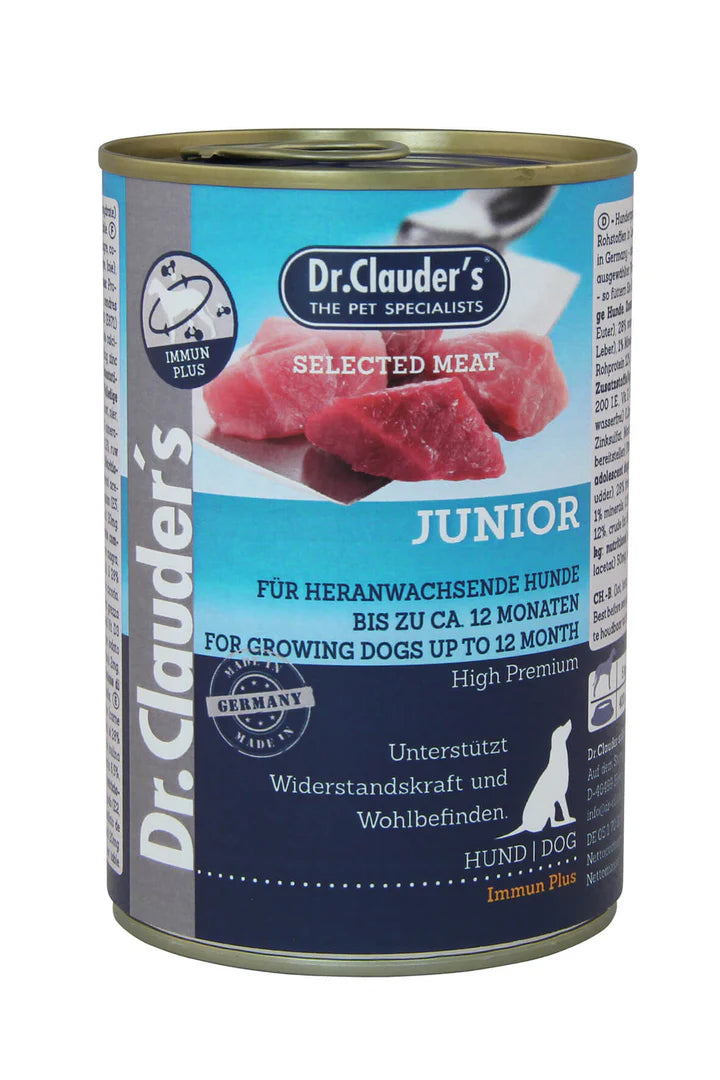 Dr.Clauder's Wet Food with Meat for Junior Dogs (12+ Months) 400 gr