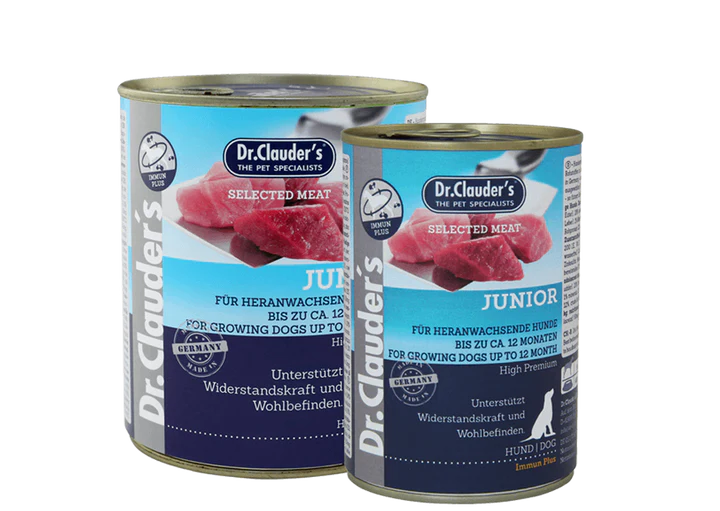 Dr.Clauder's Wet Food with Meat for Junior Dogs (12+ Months) 400 gr