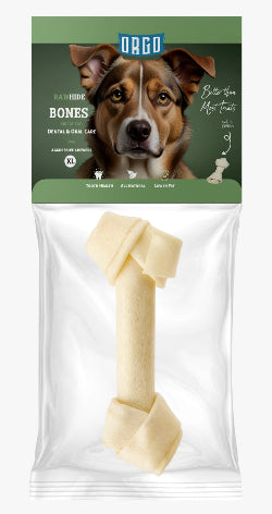Orgo Rawhide Bones For Dog Dental Oral Care 1 PC /20cm