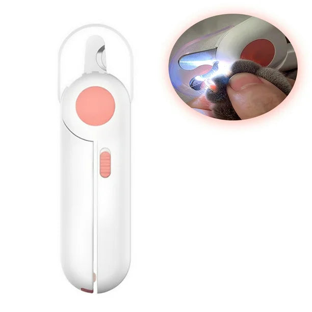 Pet Gravity Pet Nail Clipper with LED Light (15x4.3x2cm)