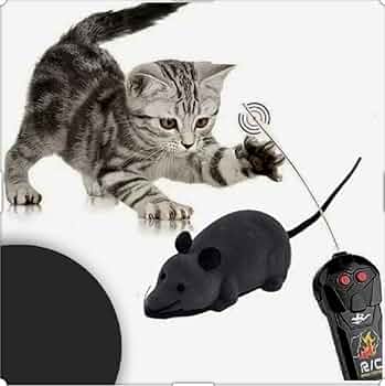 Remote Control Rat Mouse Toy for Cat Funny Wireless Rotation Mouse Ele – Mr Pets