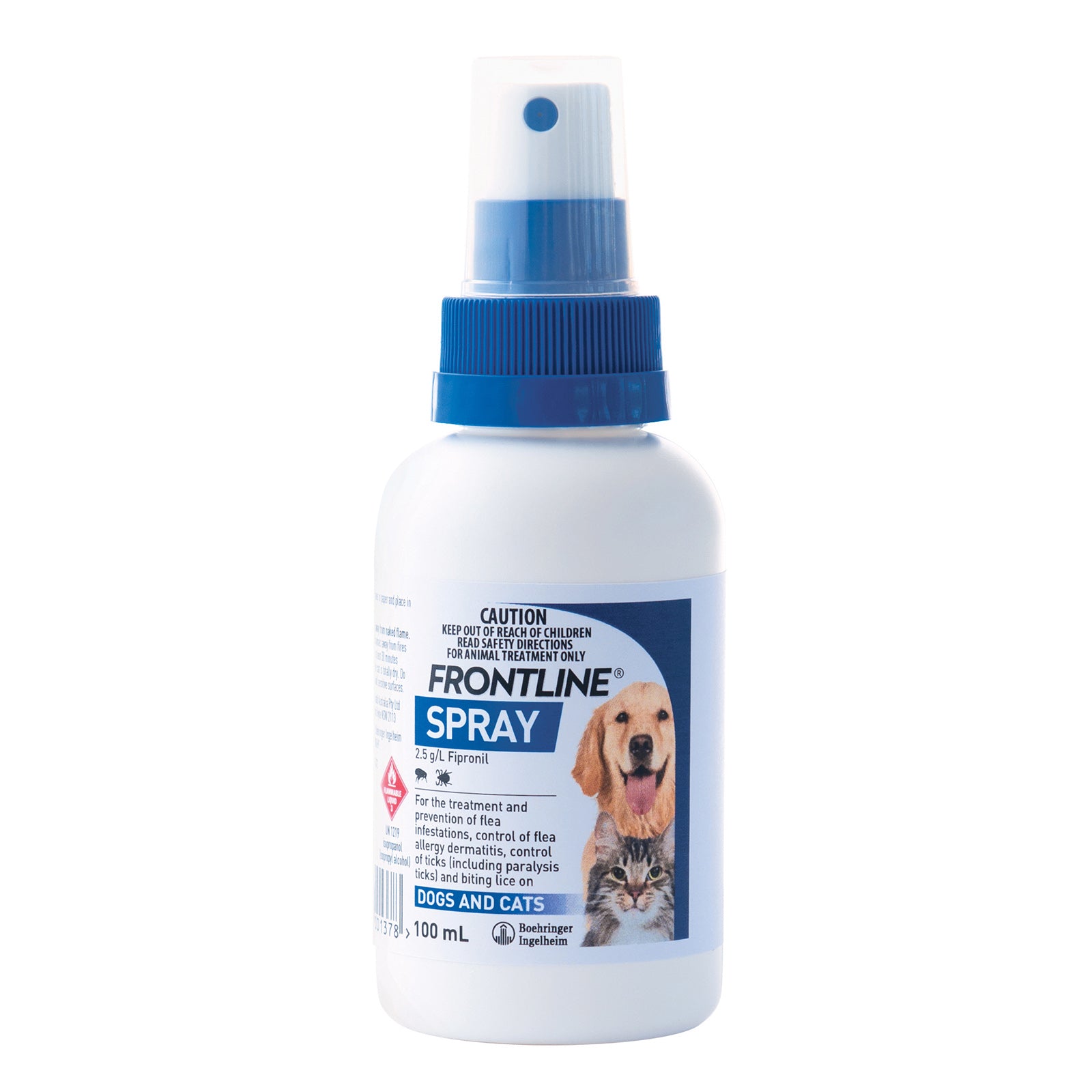Frontline Fipronil Anti-Flea & Tick Pet Spray 100 ml