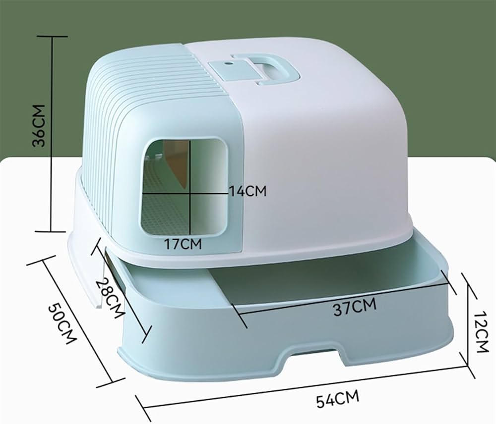 Cats Litter Box Removable Cats Litter Box Semi Closed