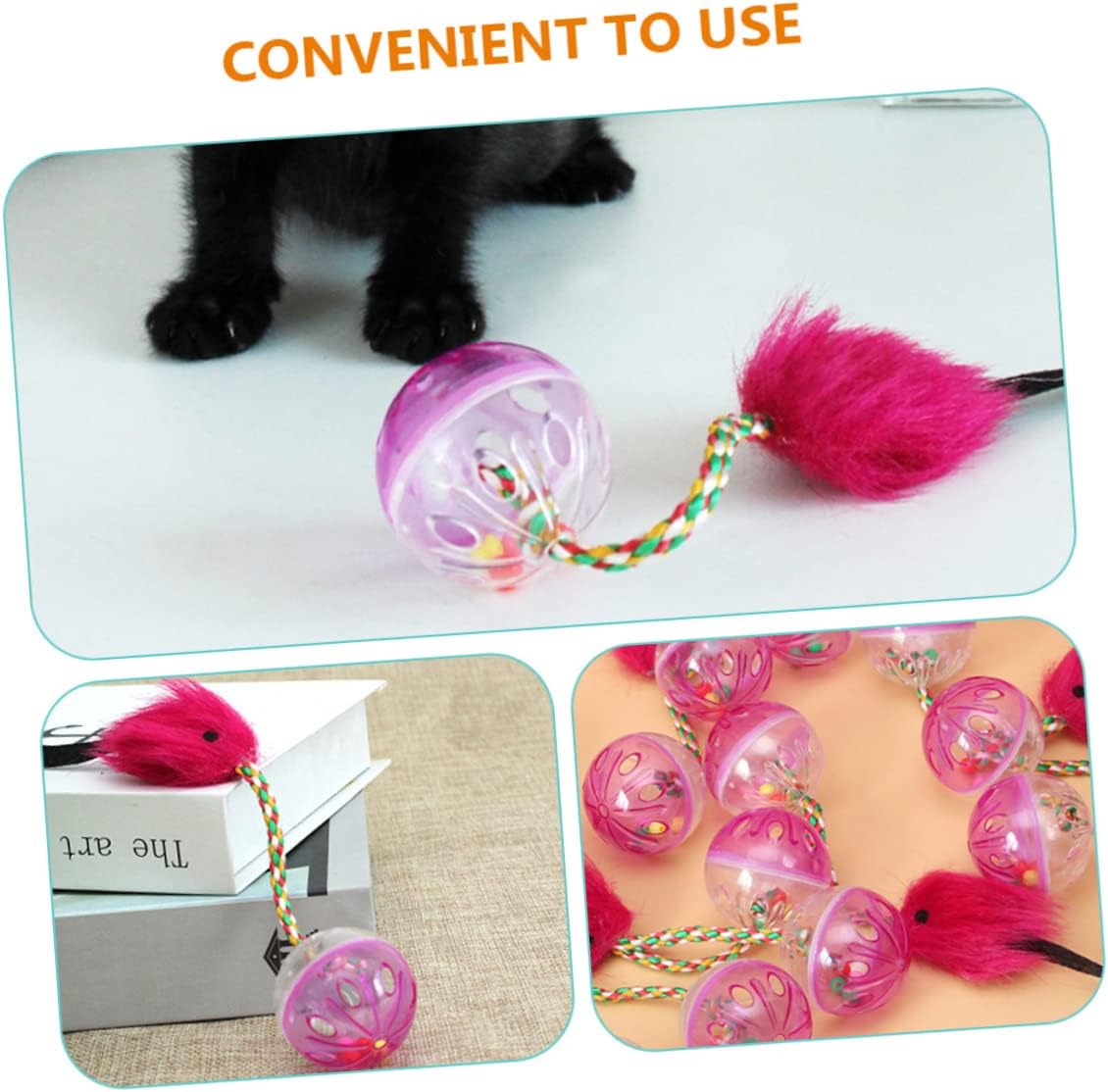 4pcs * With Plush Fish For Indoor Cat Kitten, Cats Interactive * Toys * And Active