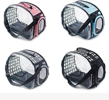 Portable Space Capsule Cat Bag, Hand-held Foldable Shoulder Bag, Transparent Cat Cage, Kitten