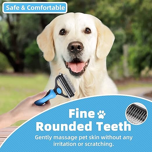 Grooming Tool Undercoat Rake for Dogs &amp; Cats