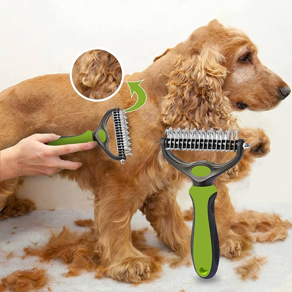 Grooming Tool Undercoat Rake for Dogs &amp; Cats