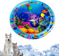 Pet Water Sensory Mat for Cats and Dogs Cat Water Play Mat siz 65cm*65cm