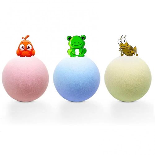 3 Colors Cat Toys New Gravity Ball Smart Touch Sounding Toys Interactive Pet Toys Squeak
