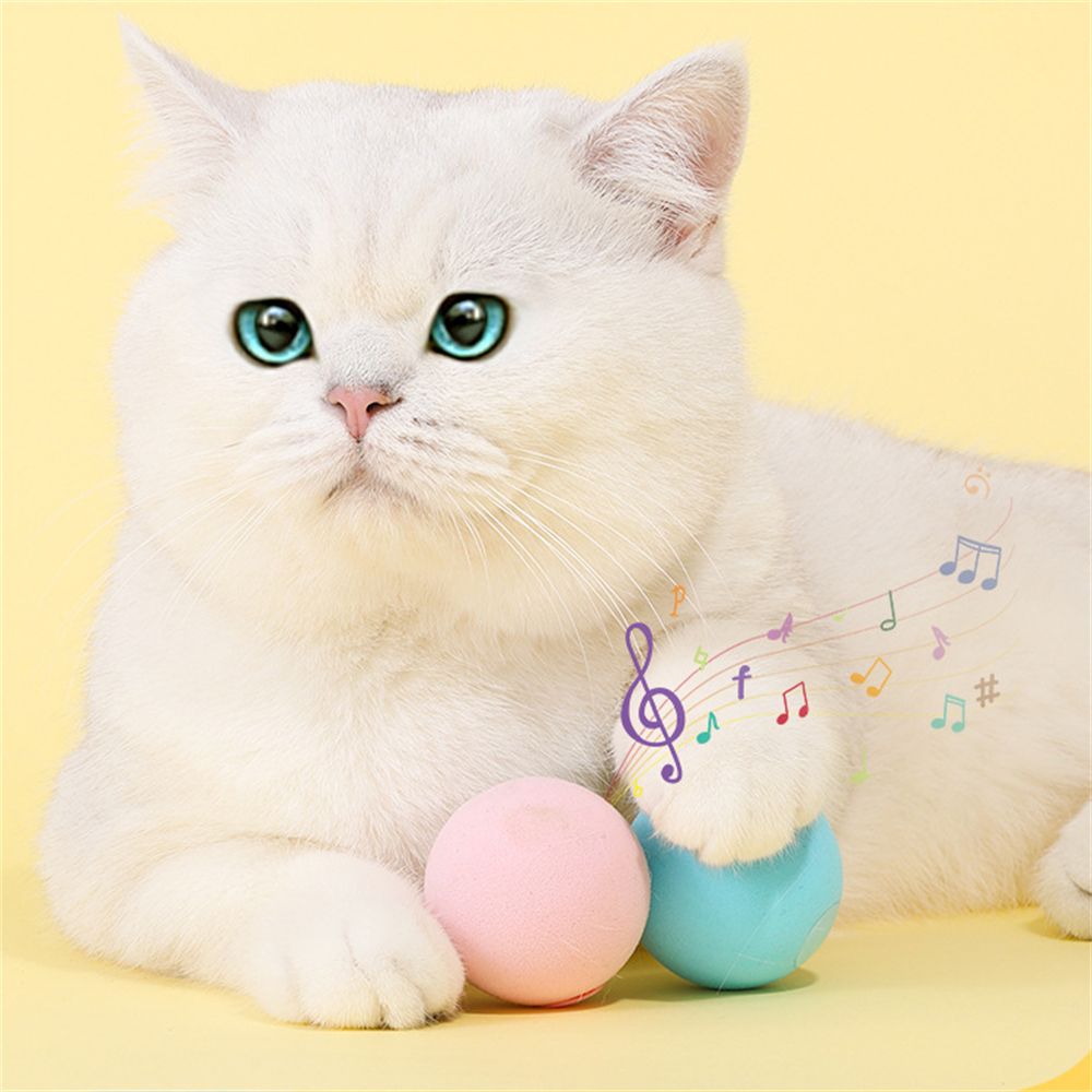 3 Colors Cat Toys New Gravity Ball Smart Touch Sounding Toys Interactive Pet Toys Squeak