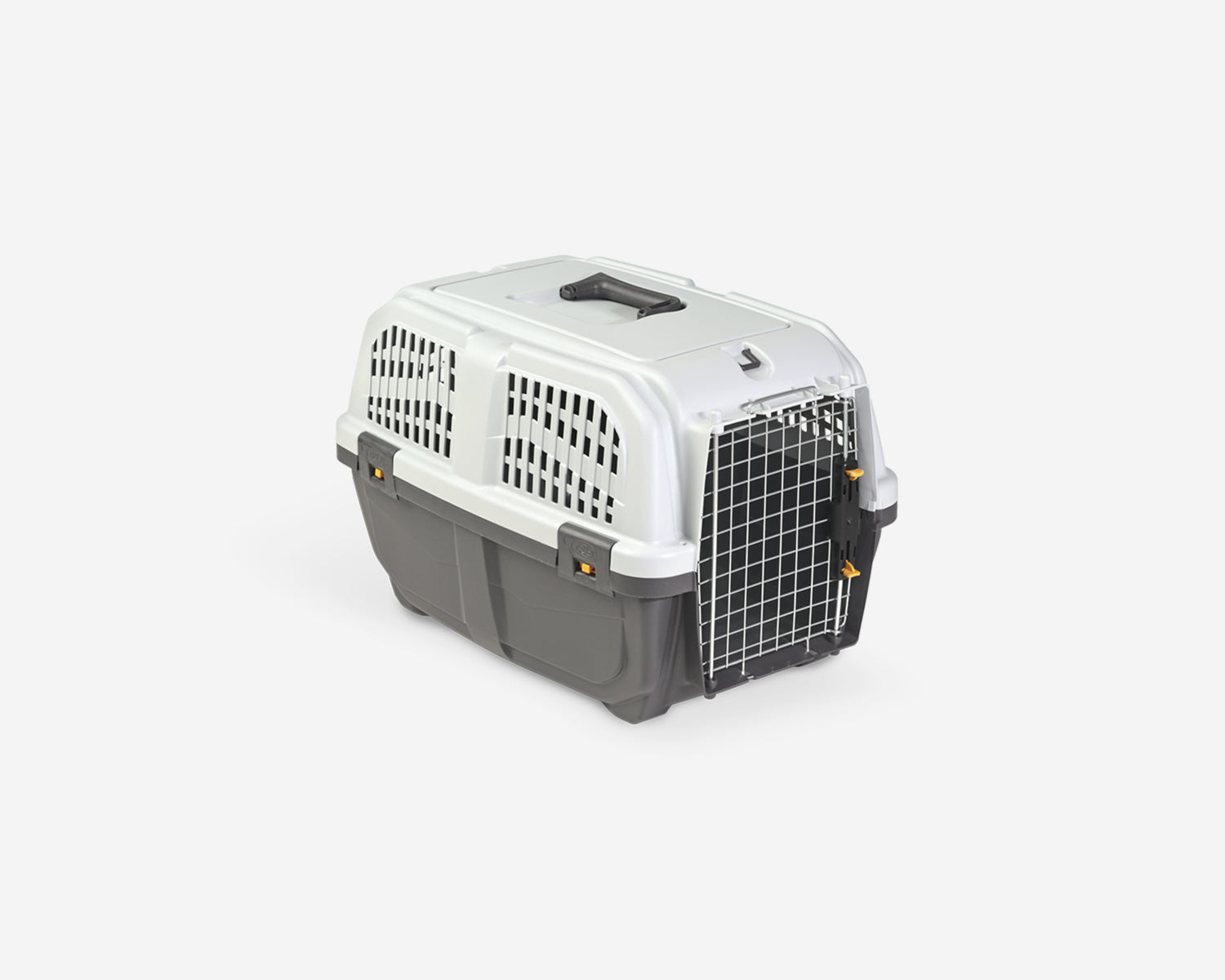 Skudo IATA 3 Gray & White Pet Carrier Crate