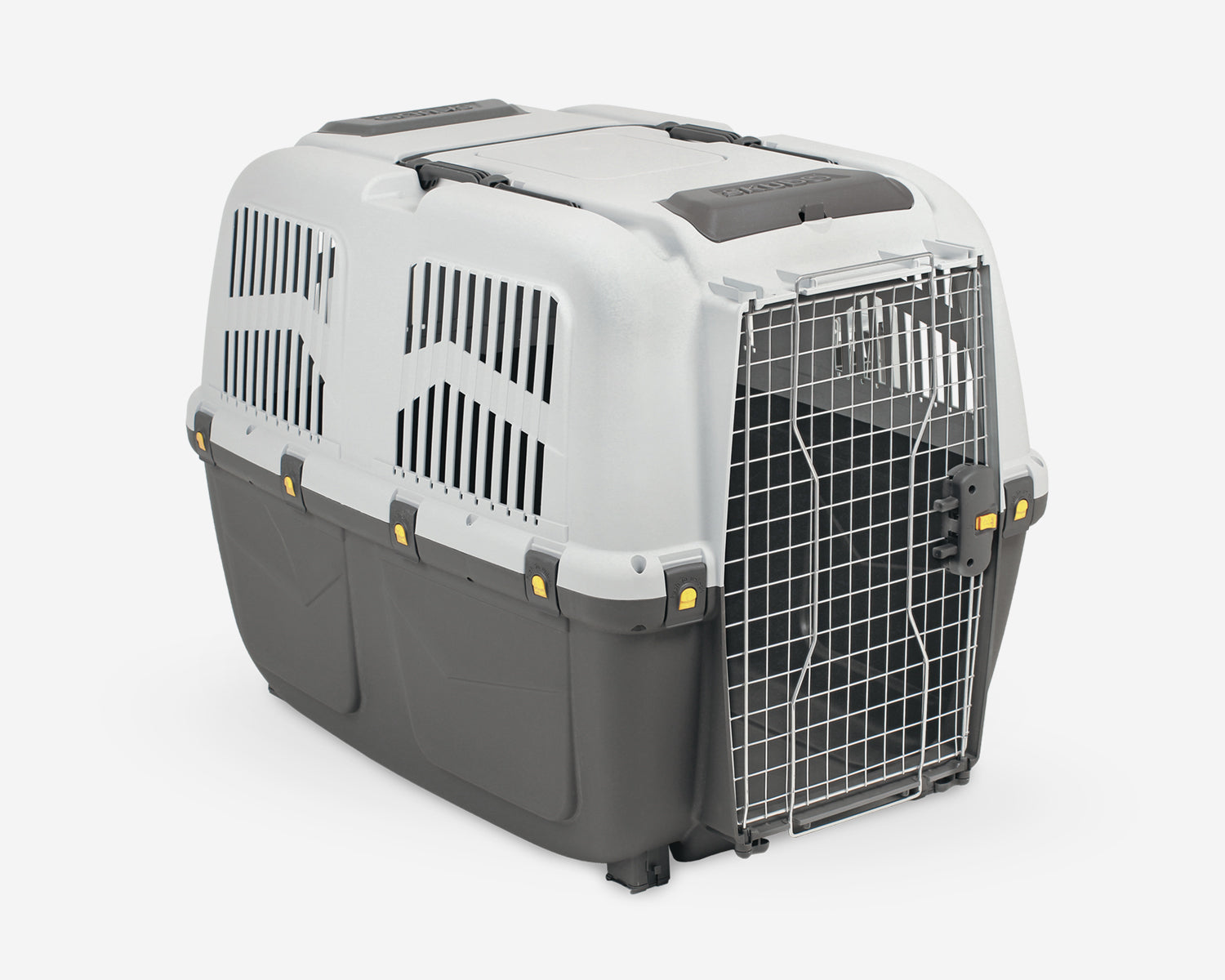 Skudo IATA 7 Gray & White Pet Carrier Crate