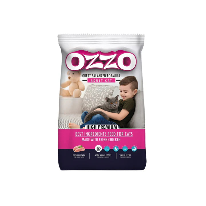 Ozzo Dry Food with Chicken for Sensitive Adult Cats 4 kg