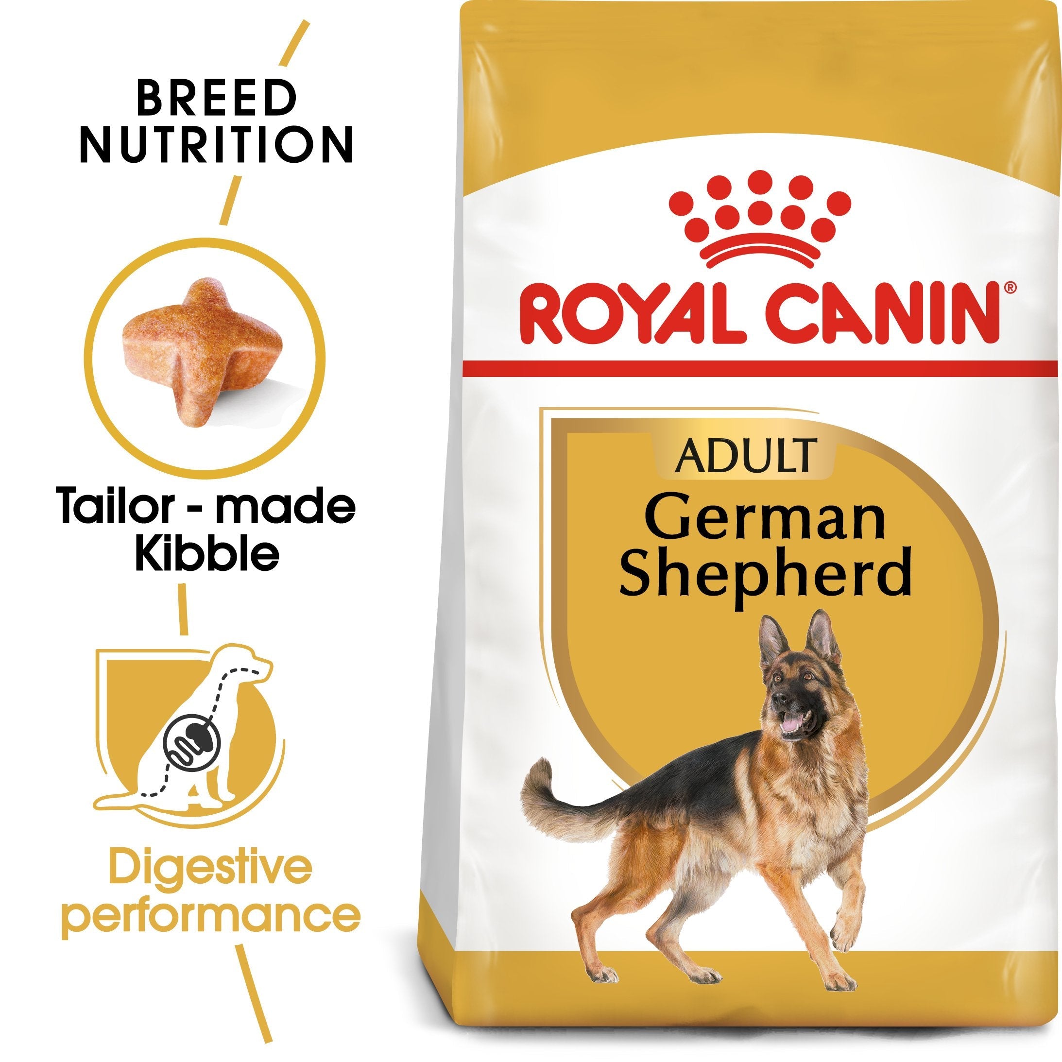 Royal Canin German Shepherd Adult (3 KG) - Dry food for adult dogs over 15 months - Amin Pet Shop