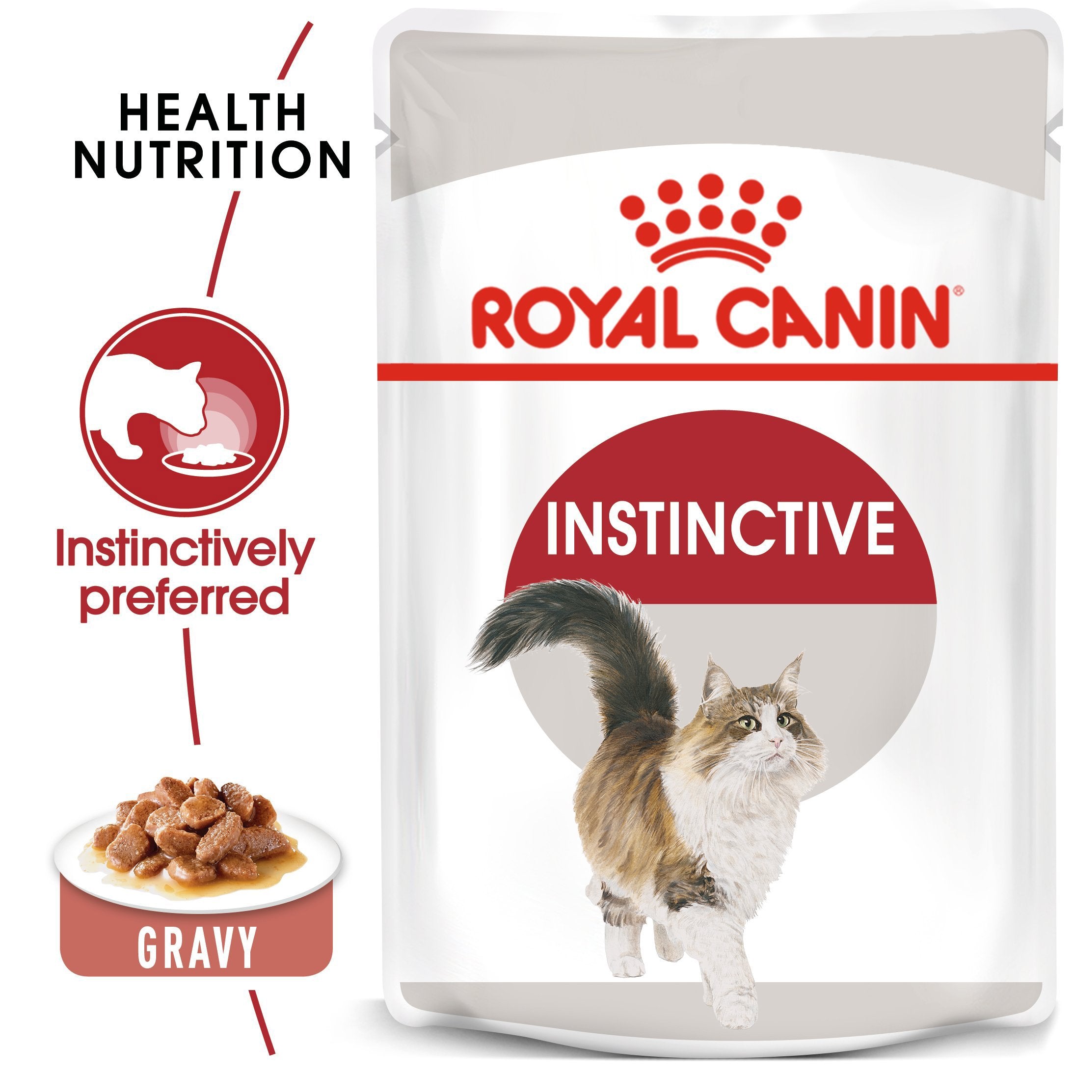 Royal Canin Instinctive in Gravy (85gm\ Pouch) - Wet food for adult cat - Amin Pet Shop