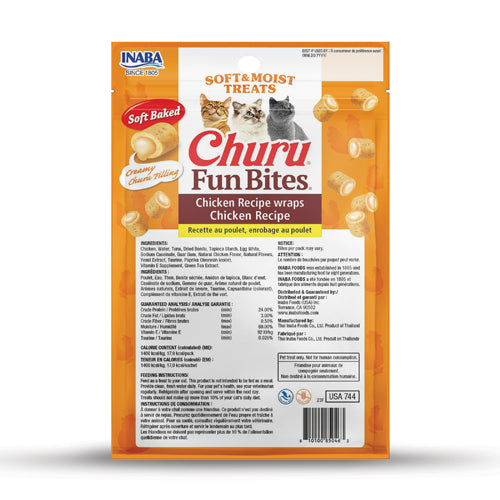 Inaba Churu Fun Bites Chicken Cat Treats 3 x 20 gr