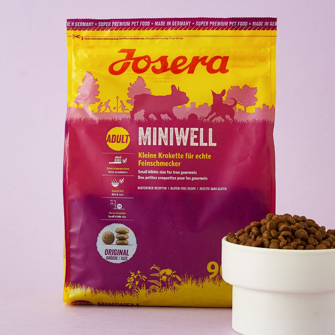 MINIWELL
Small kibble size for true gourmets 5*900g
