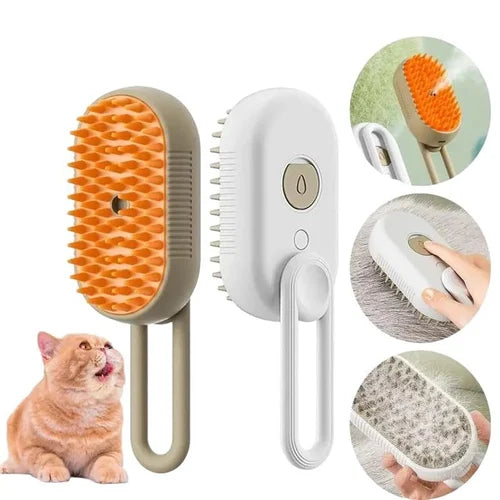 Pet Spray Massage Comb and Pet Brush with Charging Cable