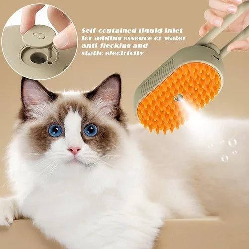 Pet Spray Massage Comb and Pet Brush with Charging Cable