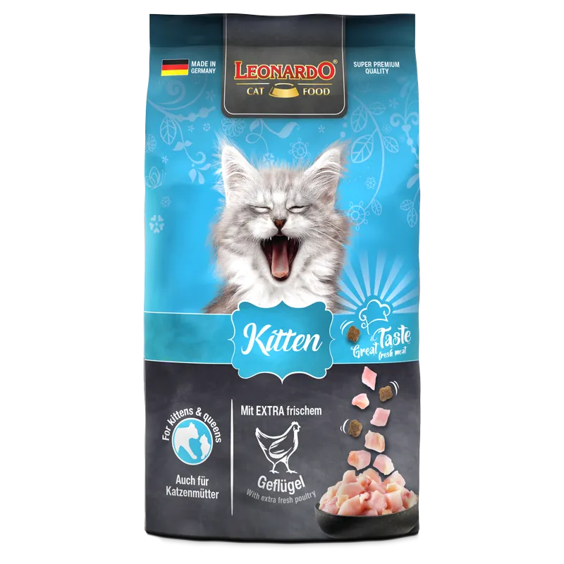 LEONARDO Cat Food Kitten With Chicken .