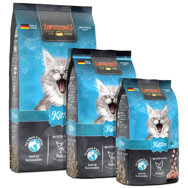 LEONARDO Cat Food Kitten With Chicken .
