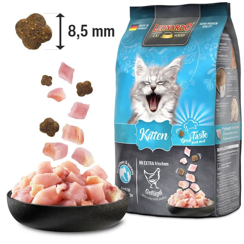 LEONARDO Cat Food Kitten With Chicken .