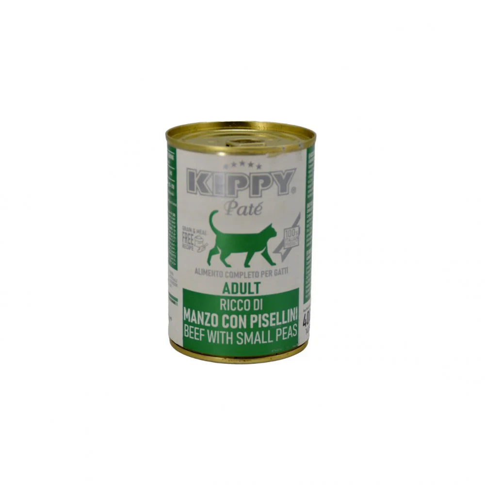 Kippy Pate Beef&Peas Adult Cat 400g