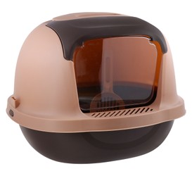 Litter Box Cat Litter Box Dome Drawer Design Litter Box with Scoop Enclosed Large Kitty Litter Box