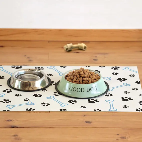 Dog&cat Print Pet Bowl Placemat (60x40cm) 1 pcs