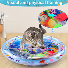 Pet Water Sensory Mat for Cats and Dogs Cat Water Play Mat siz 65cm*65cm