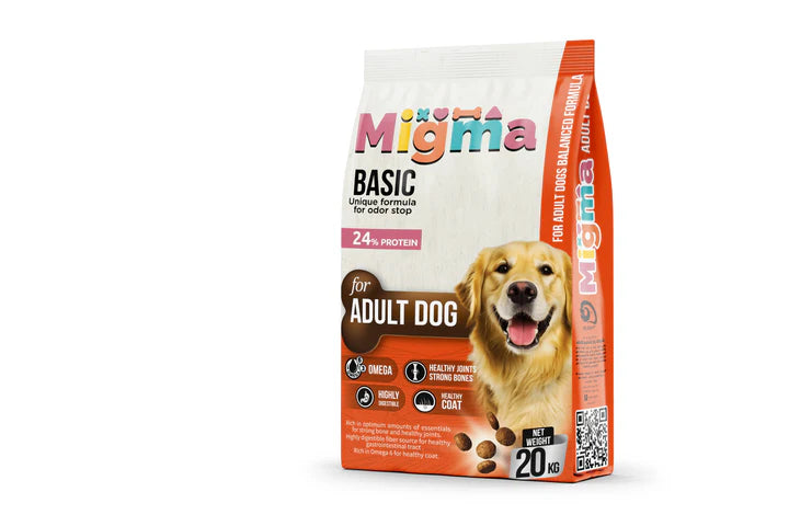 Migma 24% Protein Dry Food for Adult Dogs 20 kg