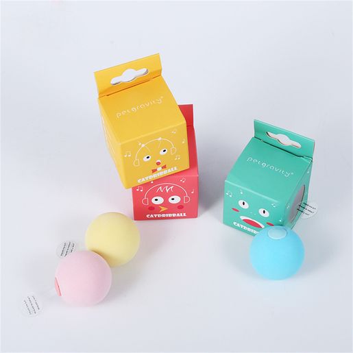 3 Colors Cat Toys New Gravity Ball Smart Touch Sounding Toys Interactive Pet Toys Squeak