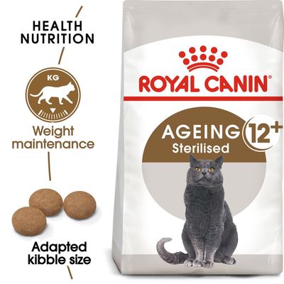 Royal Canin Ageing Support Dry Food for Sterilised Senior Cats (12+ Years) 2 kg