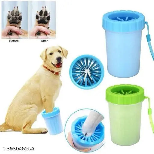 Dog Grooming Foot/Paw Washing Cup, Pet Paw Cleaner, Portable Dog Washer with Feet Soft Silicone Bristles